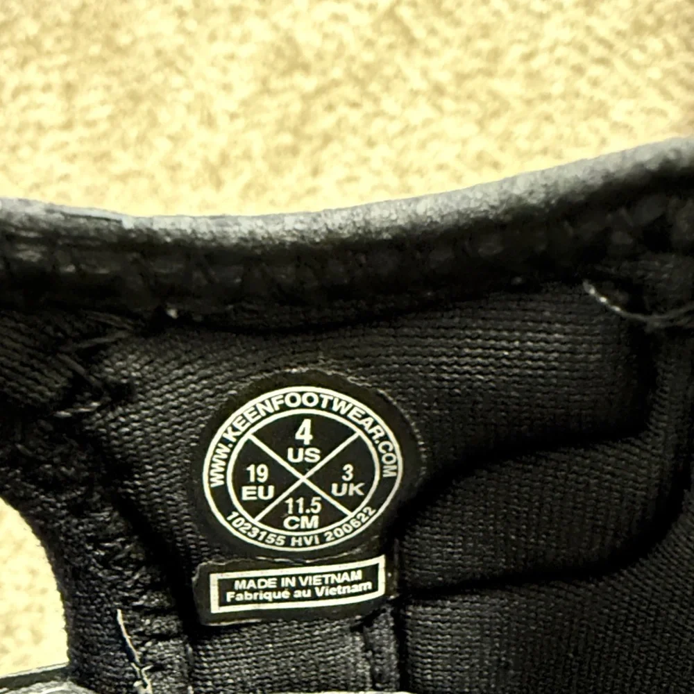 KEEN Kids Black Water Shoes